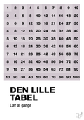 plakat: Den lille tabel - dusty lilac-Tal-A1two3