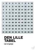 plakat: Den lille tabel - light drizzle-Tal-A1two3