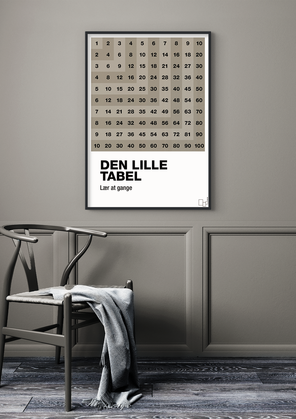 plakat: Den lille tabel - charismatic-Tal-A1two3