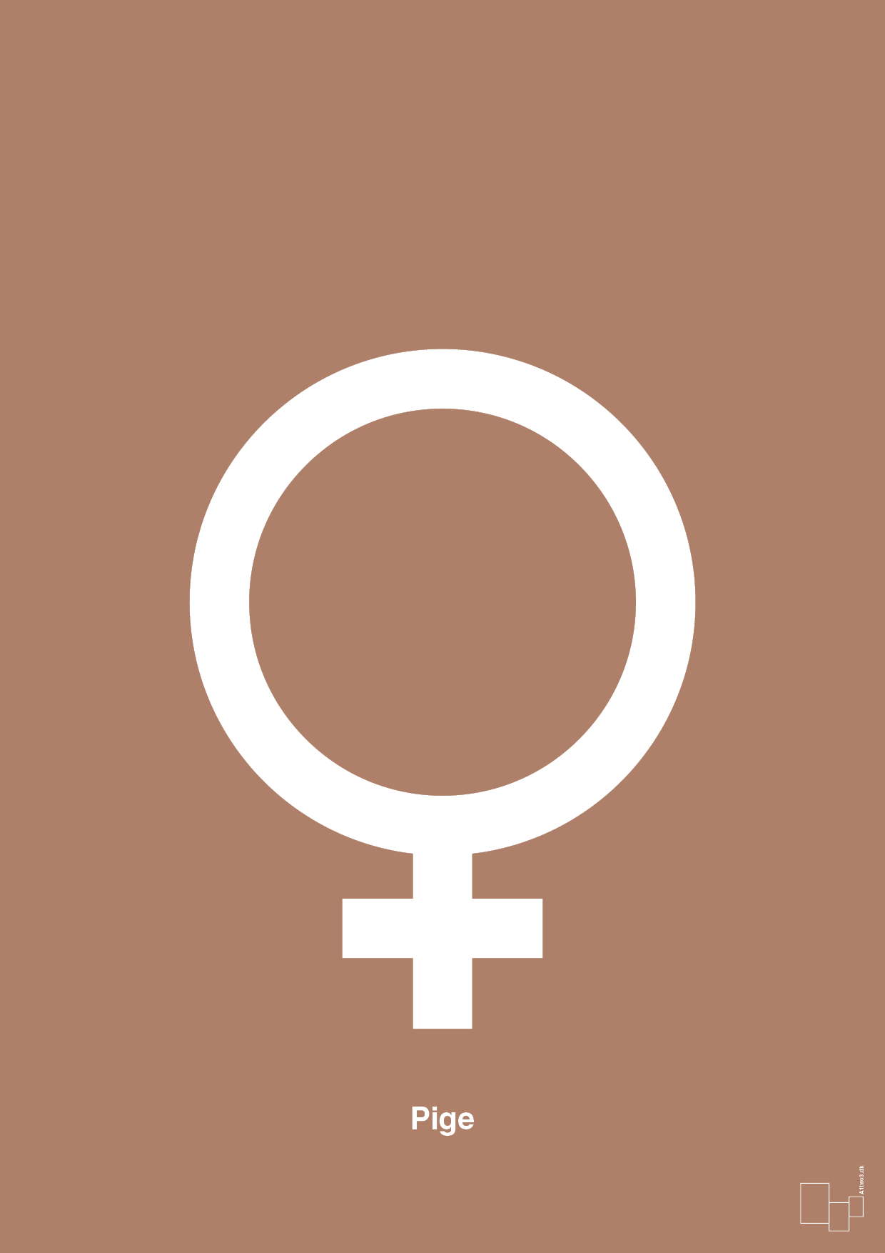 plakat: symbol for pige - cider spice-Symboler-A1two3