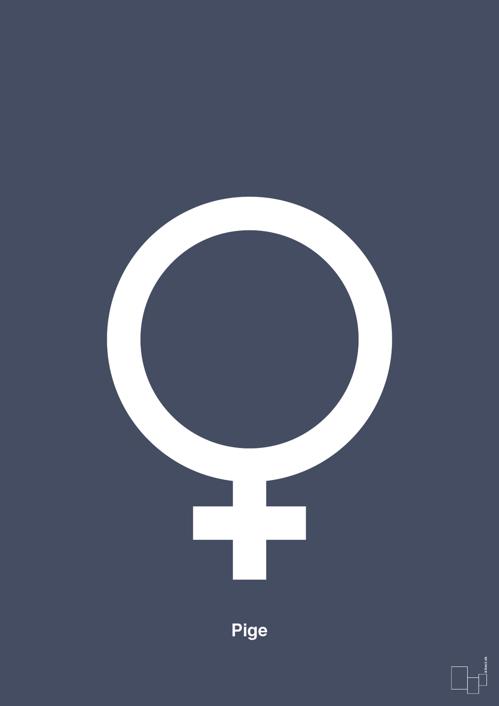 Symbol for pige - petrol-Symboler-A1two3