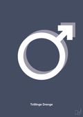 Symbol for tvillinger - dreng & dreng - petrol-Symboler-A1two3