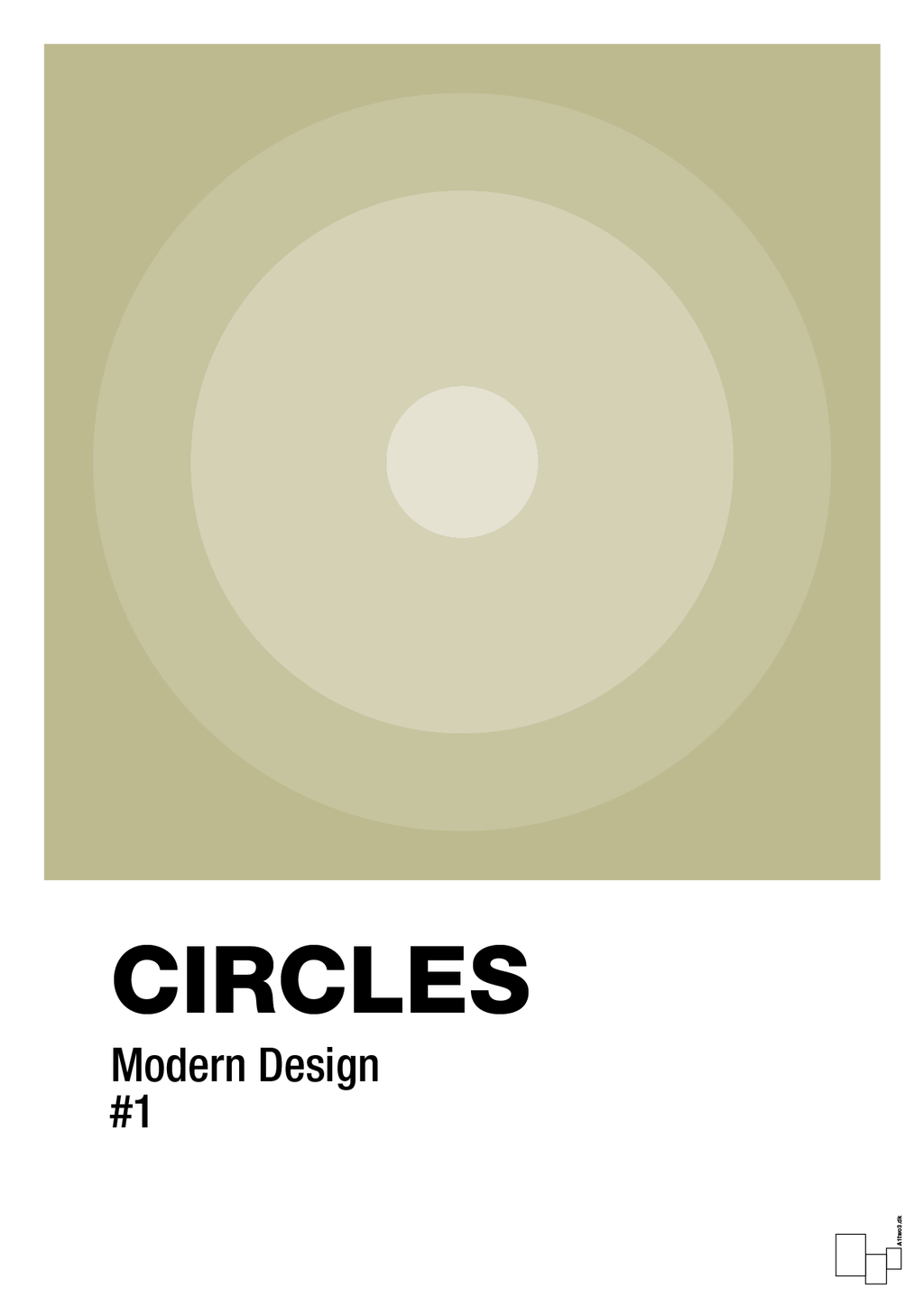plakat: circles #1 - back to nature-Illustrationer-A1two3