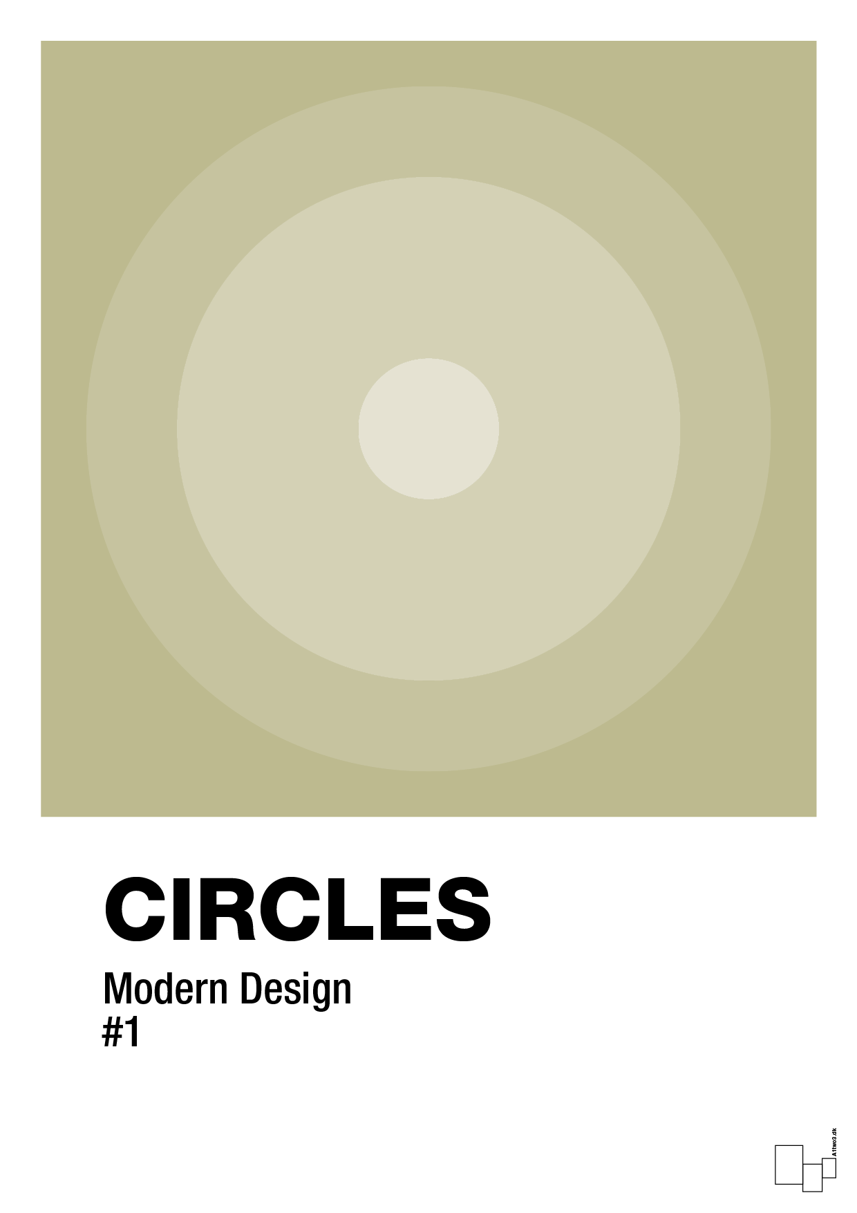 plakat: circles #1 - back to nature-Illustrationer-A1two3