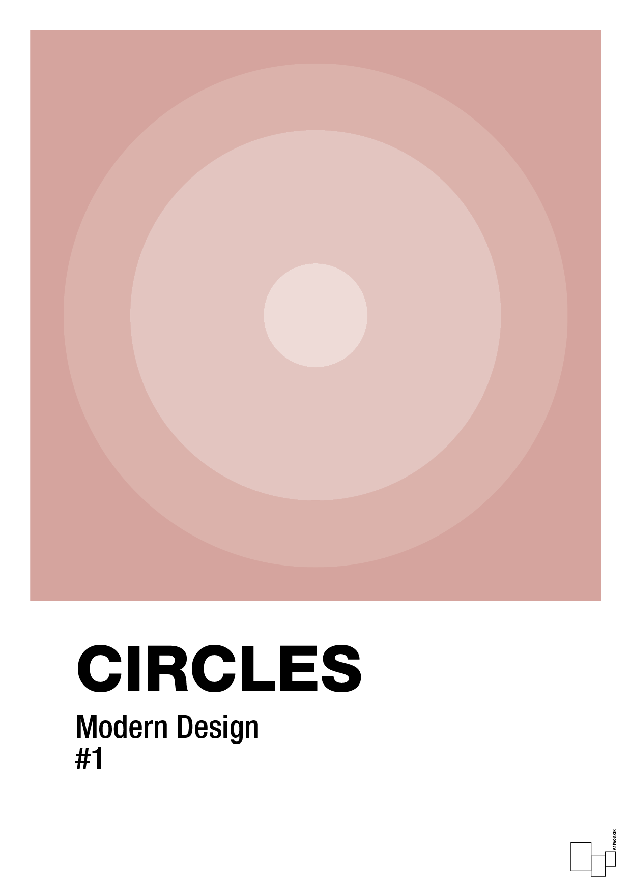 plakat: circles #1 - bubble shell-Illustrationer-A1two3