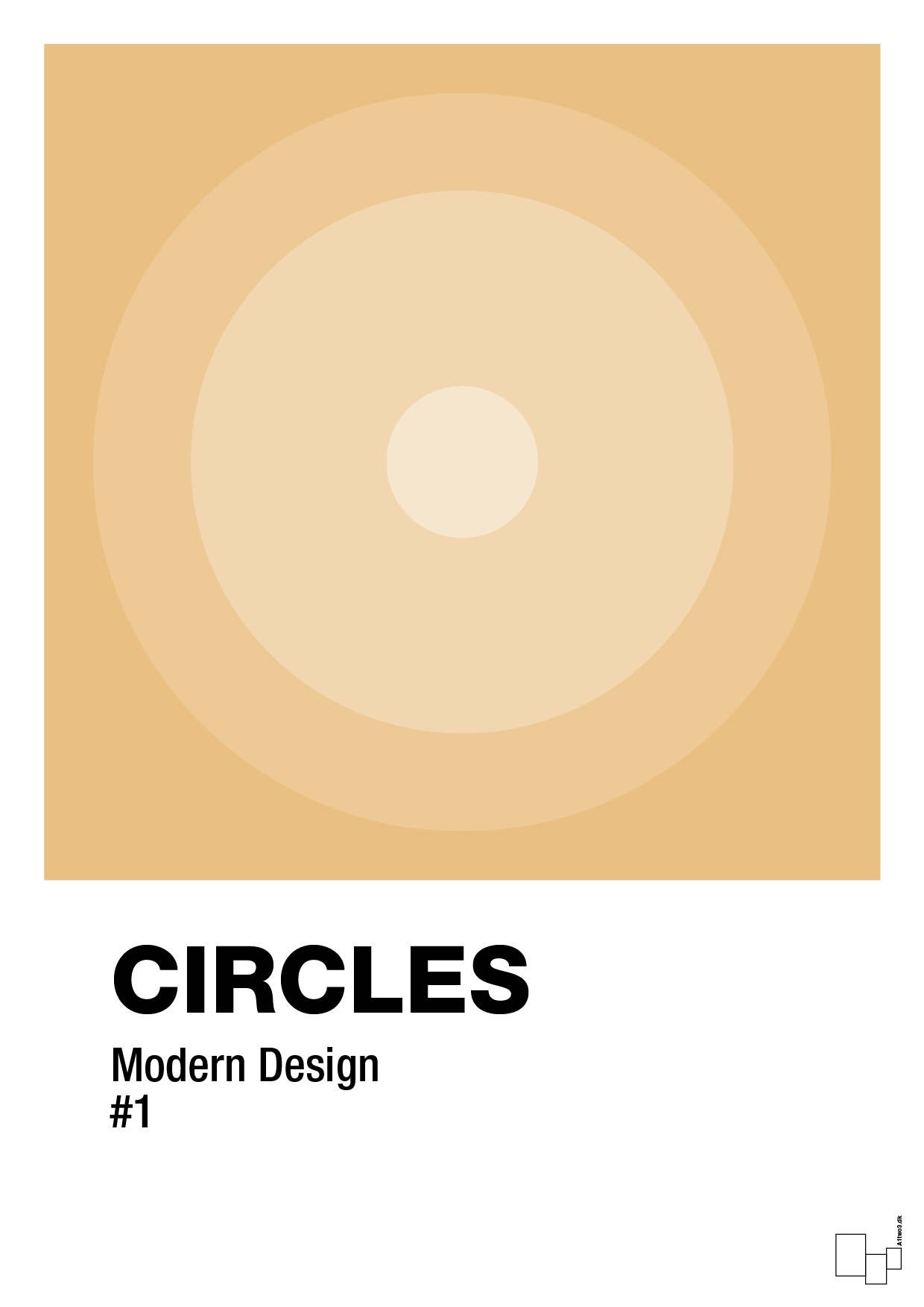 plakat: circles #1 - charismatic-Illustrationer-A1two3