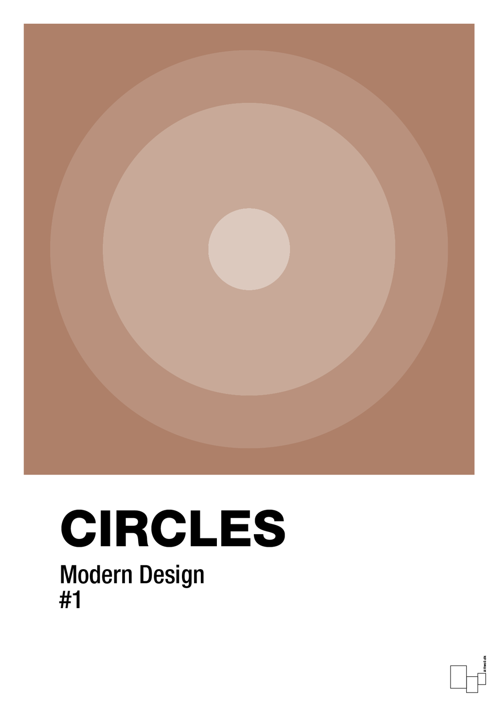 plakat: circles #1 - cider spice-Illustrationer-A1two3