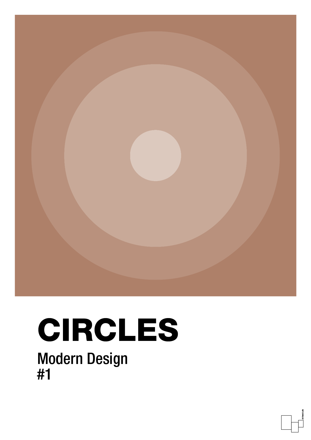 plakat: circles #1 - cider spice-Illustrationer-A1two3