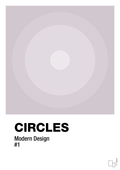 plakat: circles #1 - dusty lilac-Illustrationer-A1two3