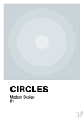 plakat: circles #1 - light drizzle-Illustrationer-A1two3