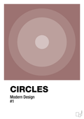 plakat: circles #1 - plum-Illustrationer-A1two3
