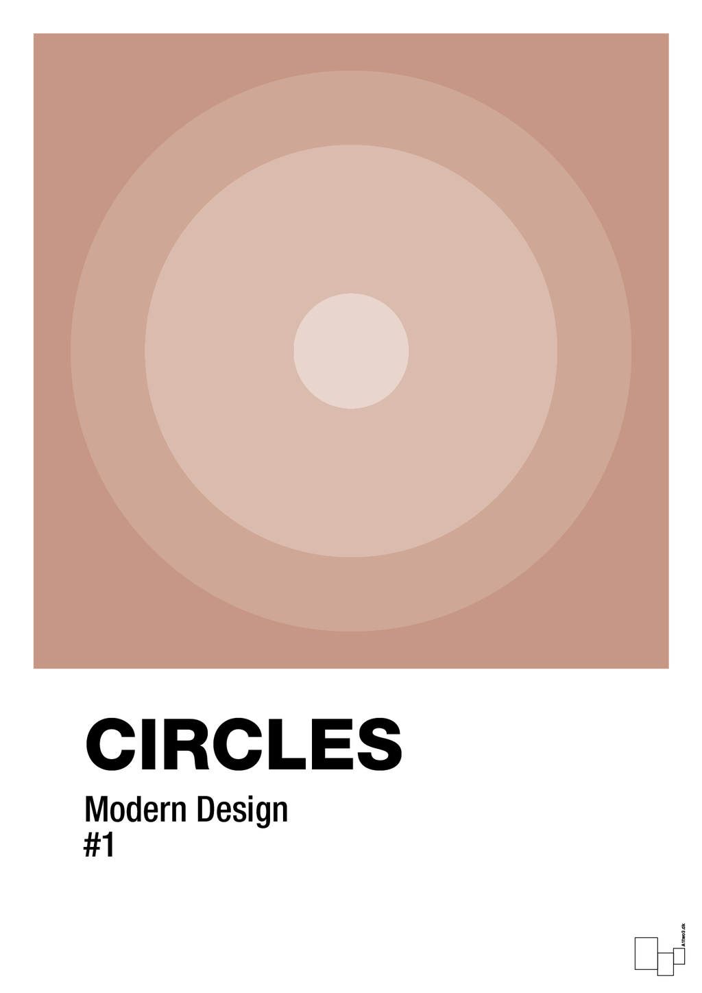 plakat: circles #1 - powder-Illustrationer-A1two3