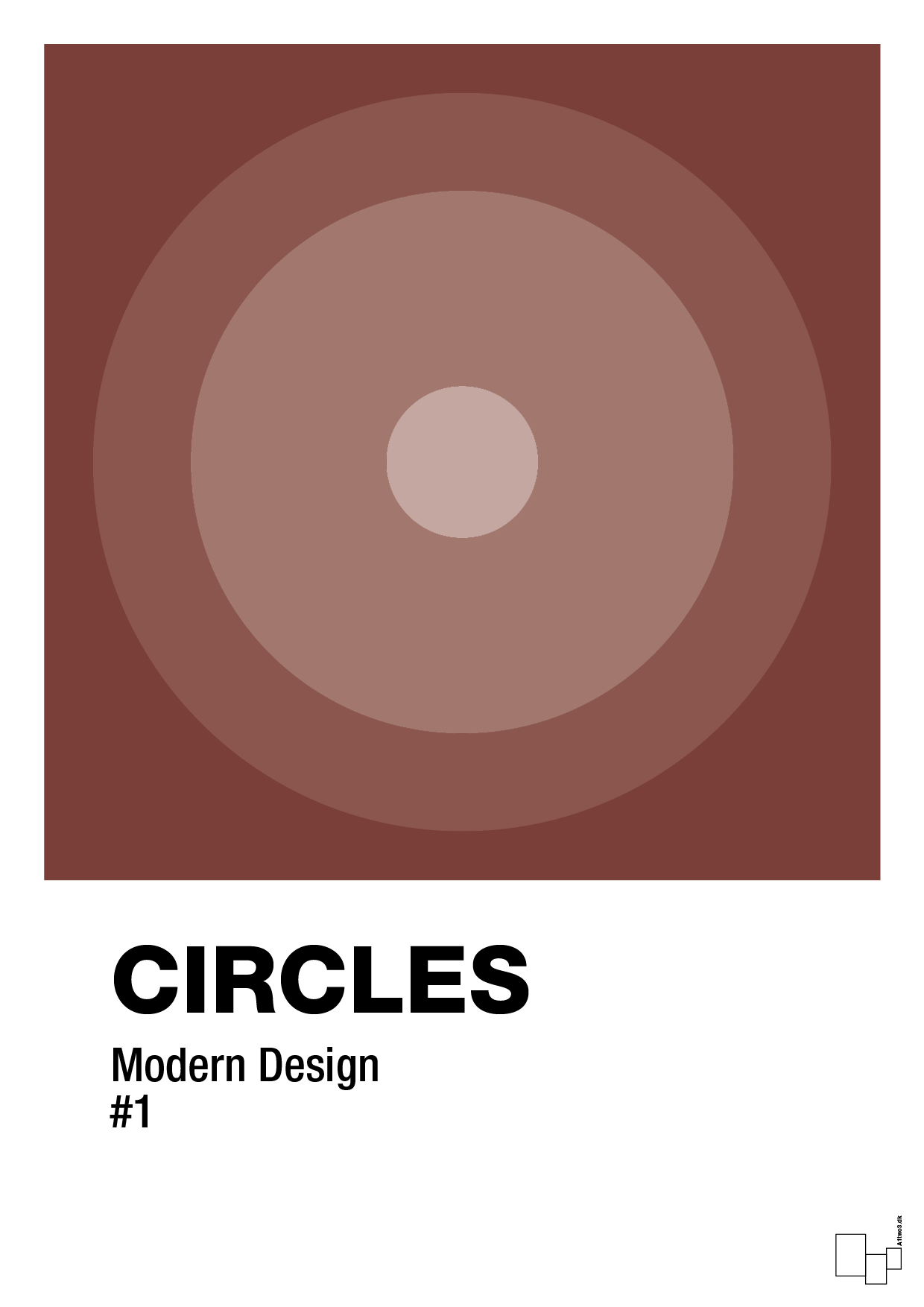 plakat: circles #1 - red pepper-Illustrationer-A1two3