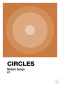 plakat: circles #1 - rumba orange-Illustrationer-A1two3