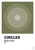 plakat: circles #1 - secret meadow-Illustrationer-A1two3