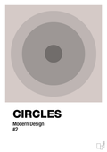plakat: circles #2 - broken beige-Illustrationer-A1two3