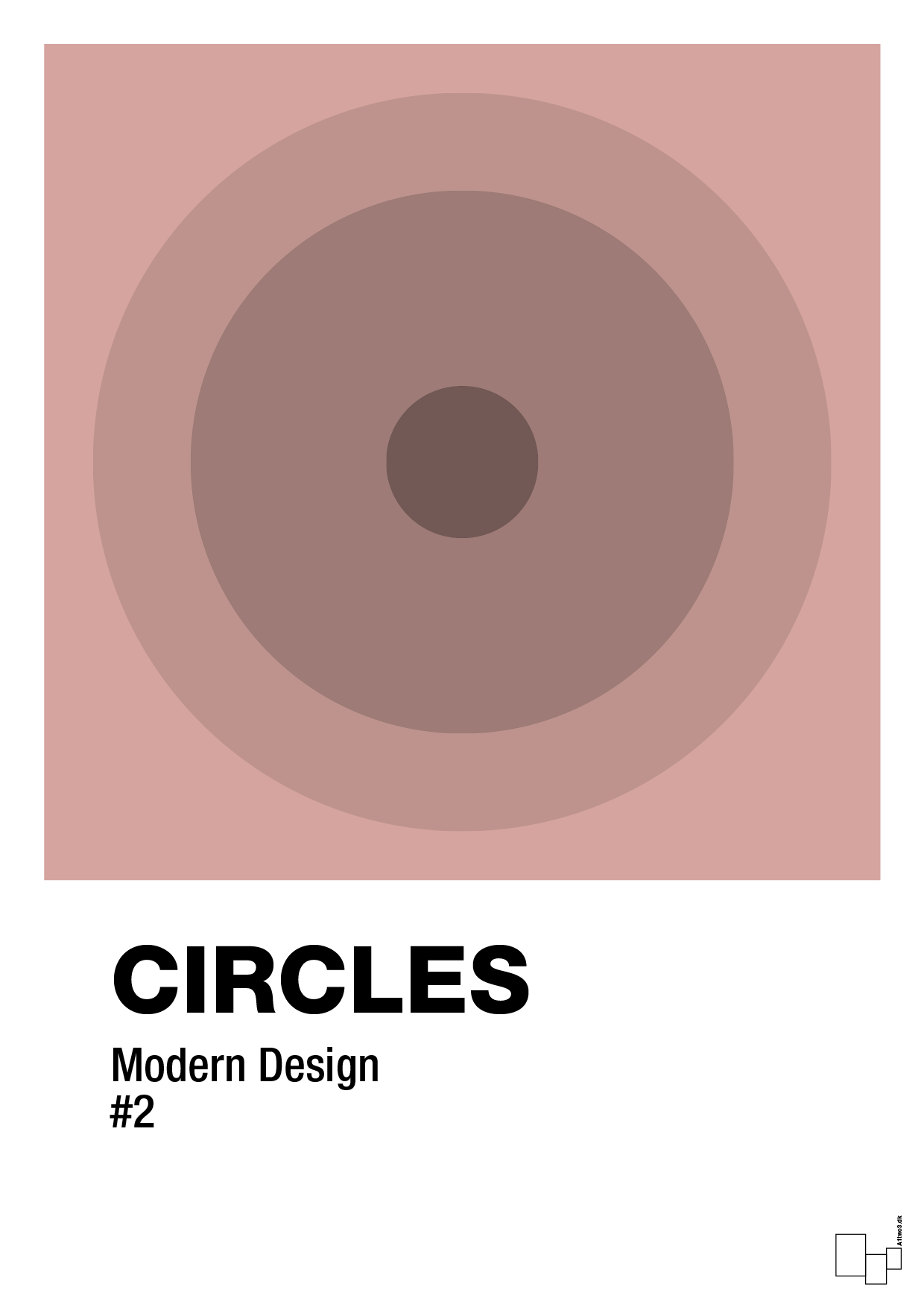 plakat: circles #2 - bubble shell-Illustrationer-A1two3