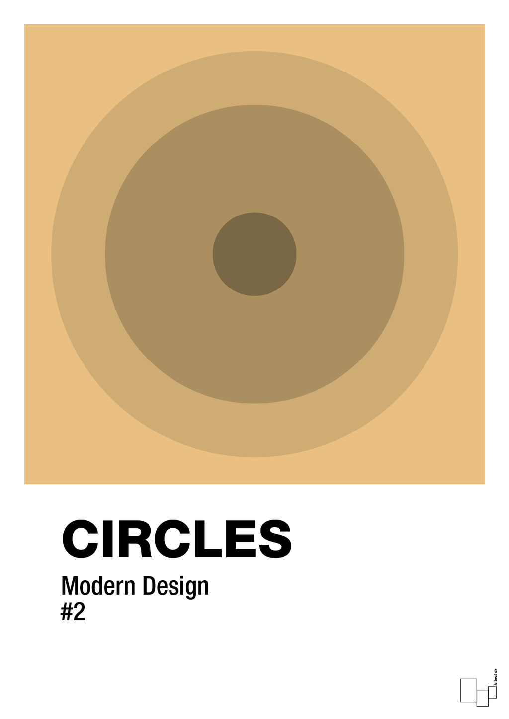 plakat: circles #2 - charismatic-Illustrationer-A1two3