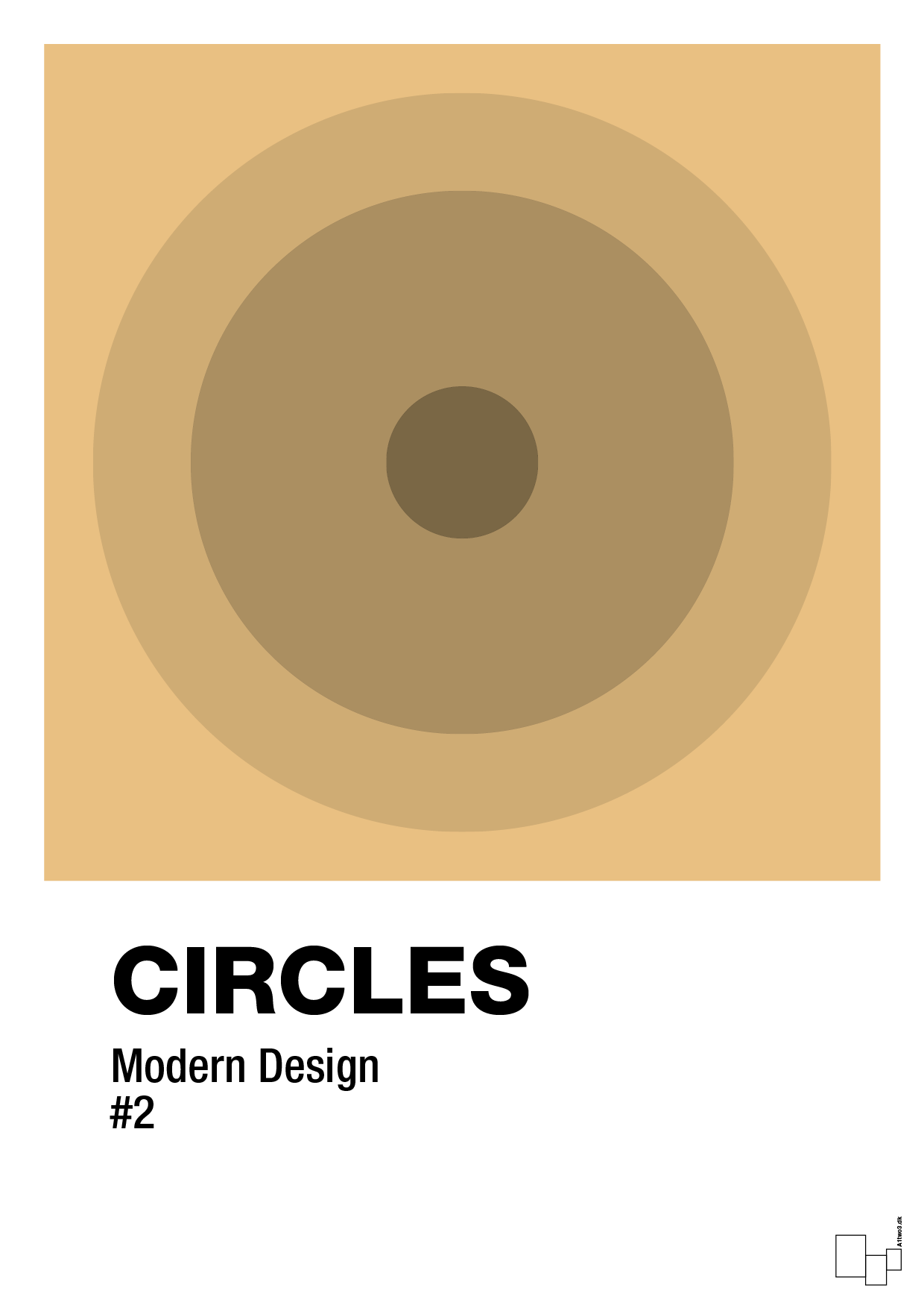 plakat: circles #2 - charismatic-Illustrationer-A1two3