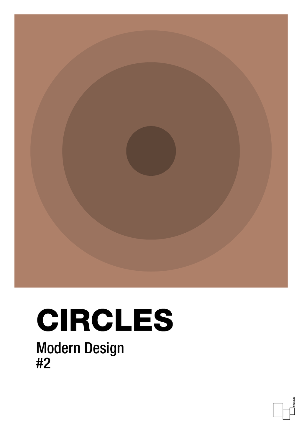 plakat: circles #2 - cider spice-Illustrationer-A1two3