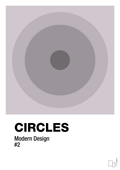 plakat: circles #2 - dusty lilac-Illustrationer-A1two3