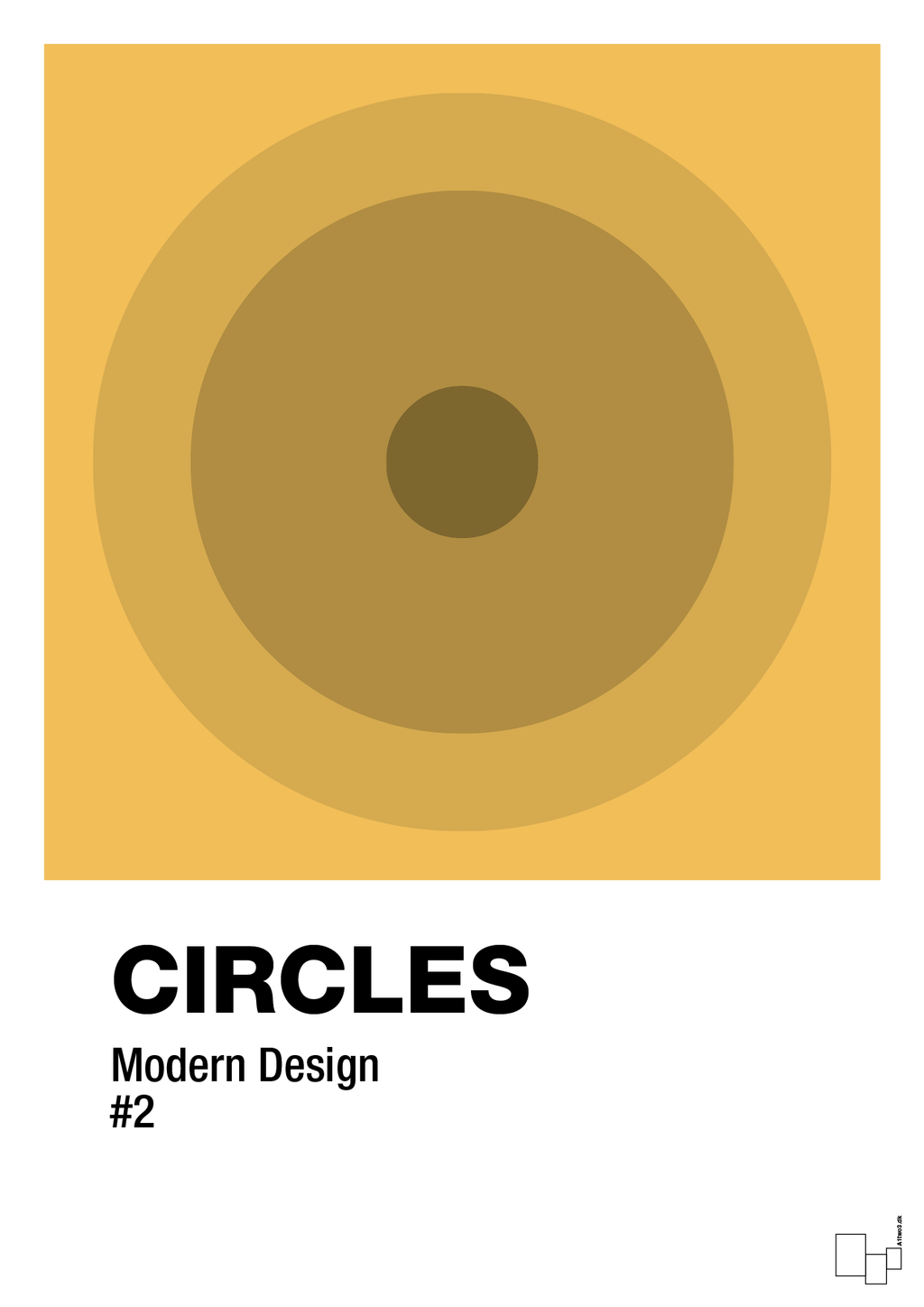 plakat: circles #2 - honeycomb-Illustrationer-A1two3