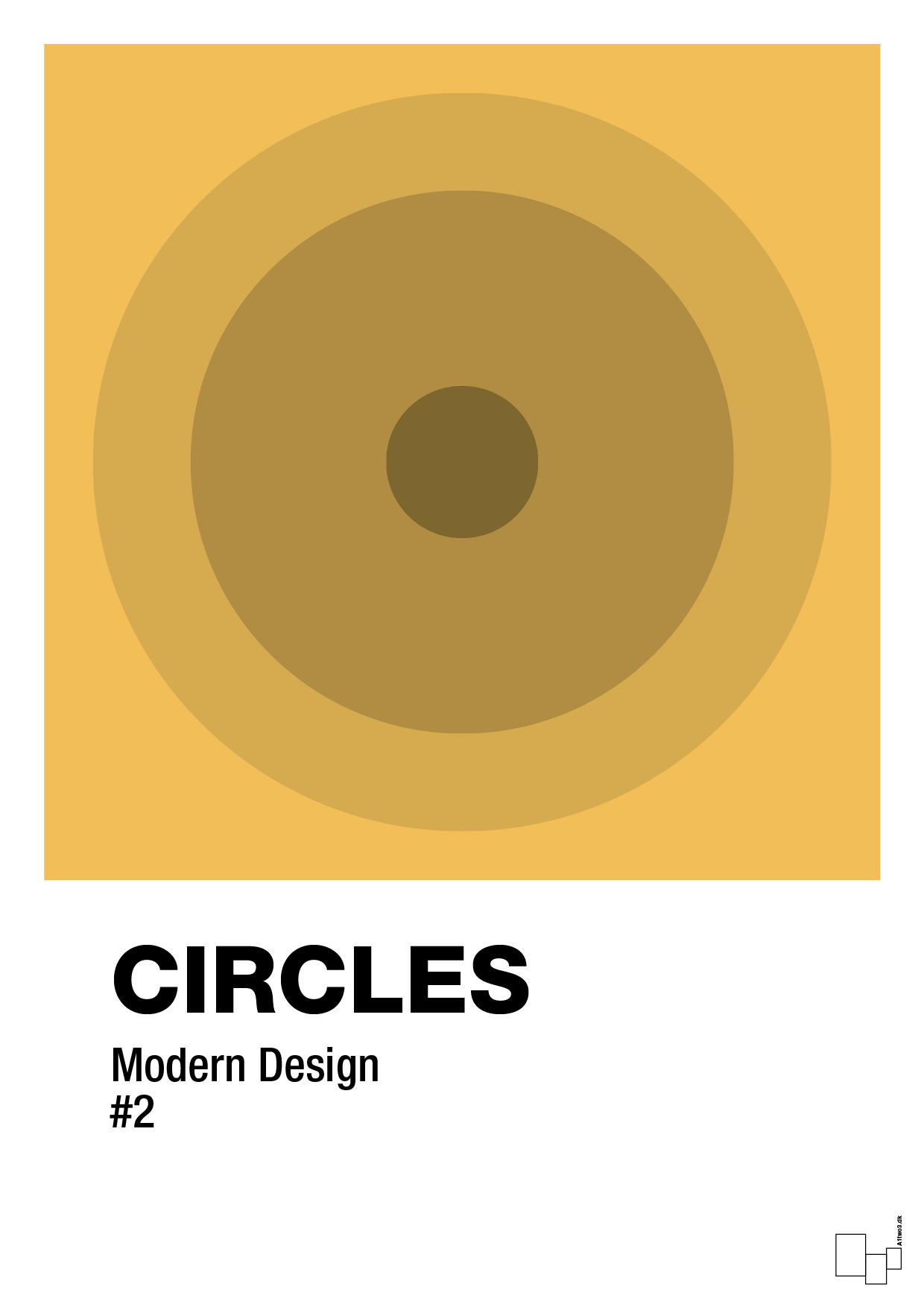 plakat: circles #2 - honeycomb-Illustrationer-A1two3