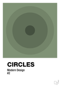plakat: circles #2 - jade-Illustrationer-A1two3
