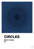 plakat: circles #2 - lapis blue-Illustrationer-A1two3