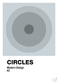 plakat: circles #2 - light drizzle-Illustrationer-A1two3