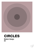 plakat: circles #2 - light rose-Illustrationer-A1two3