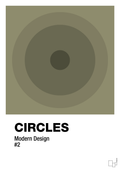 plakat: circles #2 - misty forrest-Illustrationer-A1two3