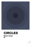 Circles #2 - petrol-Illustrationer-A1two3