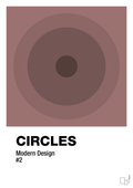 plakat: circles #2 - plum-Illustrationer-A1two3