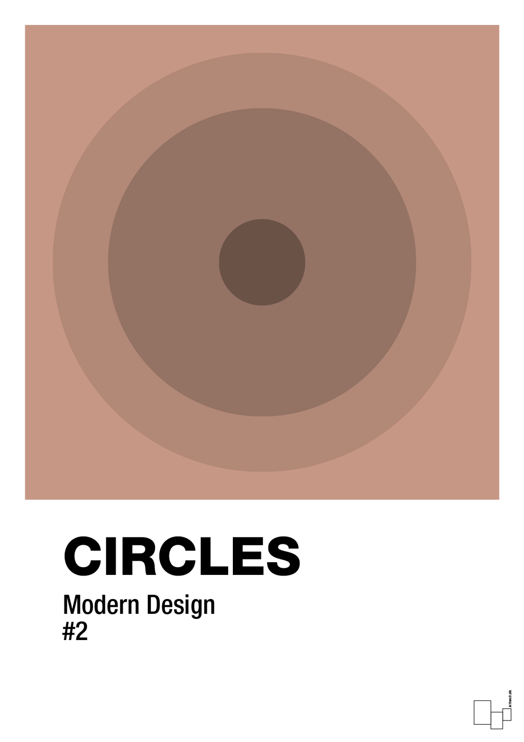 plakat: circles #2 - powder-Illustrationer-A1two3