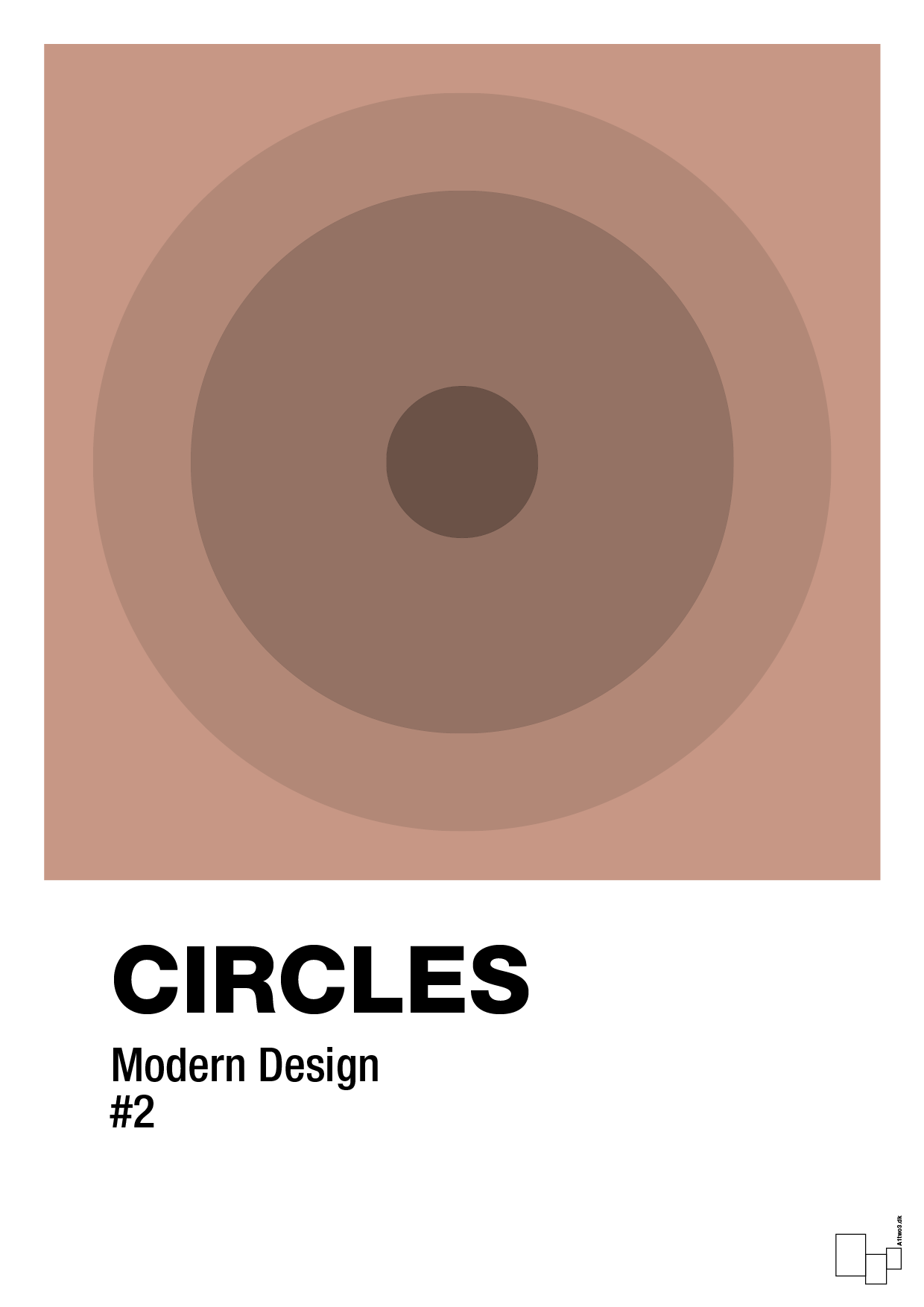 plakat: circles #2 - powder-Illustrationer-A1two3