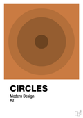plakat: circles #2 - rumba orange-Illustrationer-A1two3