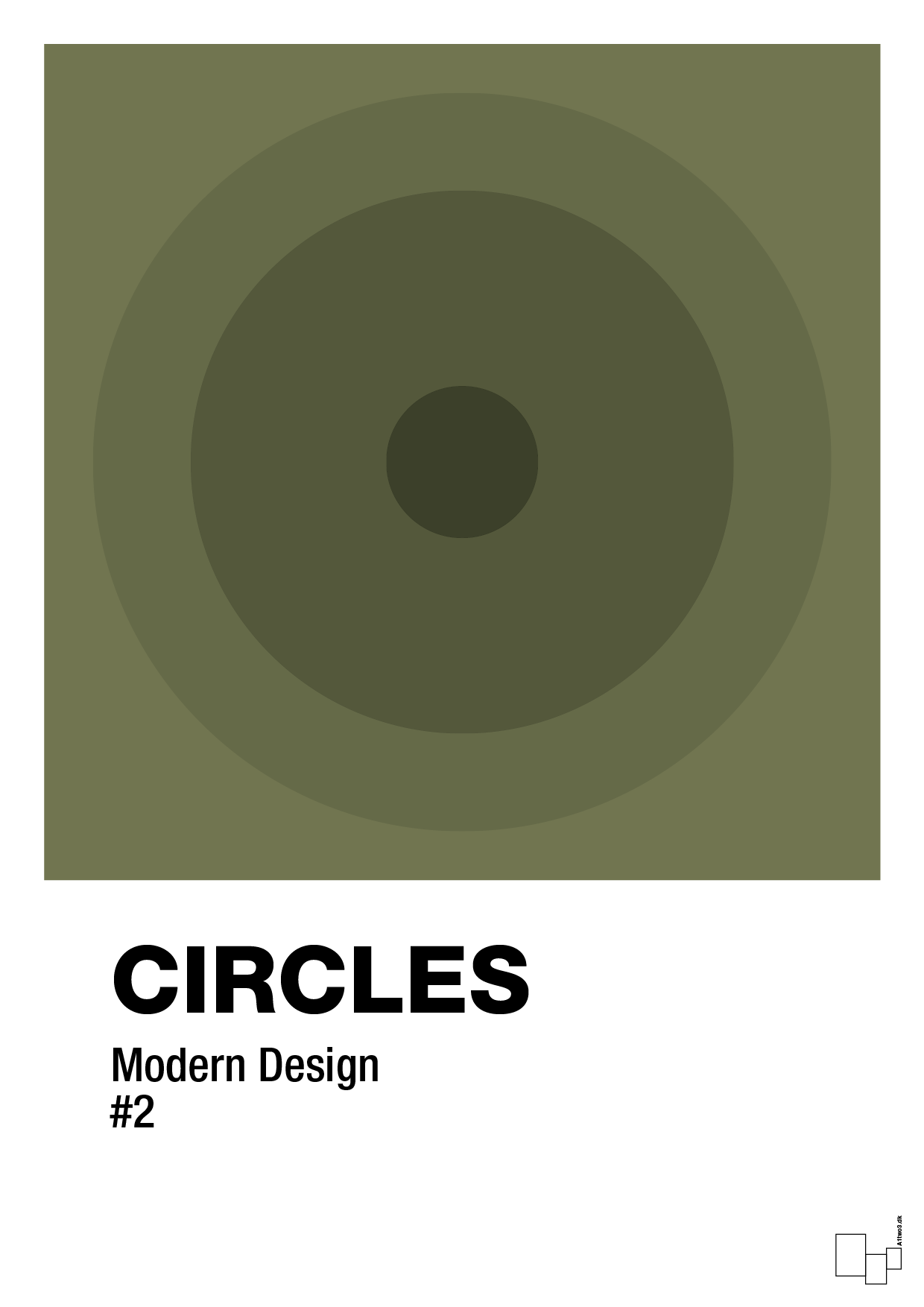 plakat: circles #2 - secret meadow-Illustrationer-A1two3