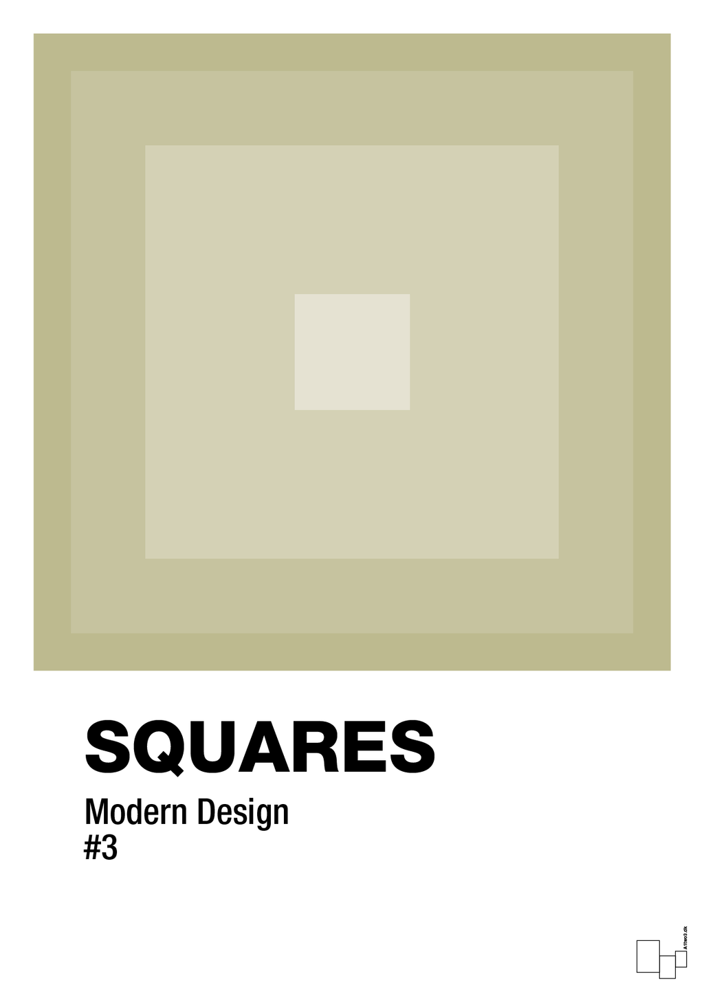 plakat: squares #3 - back to nature-Illustrationer-A1two3
