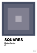 Squares #3 - petrol-Illustrationer-A1two3