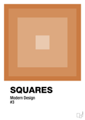 plakat: squares #3 - rumba orange-Illustrationer-A1two3