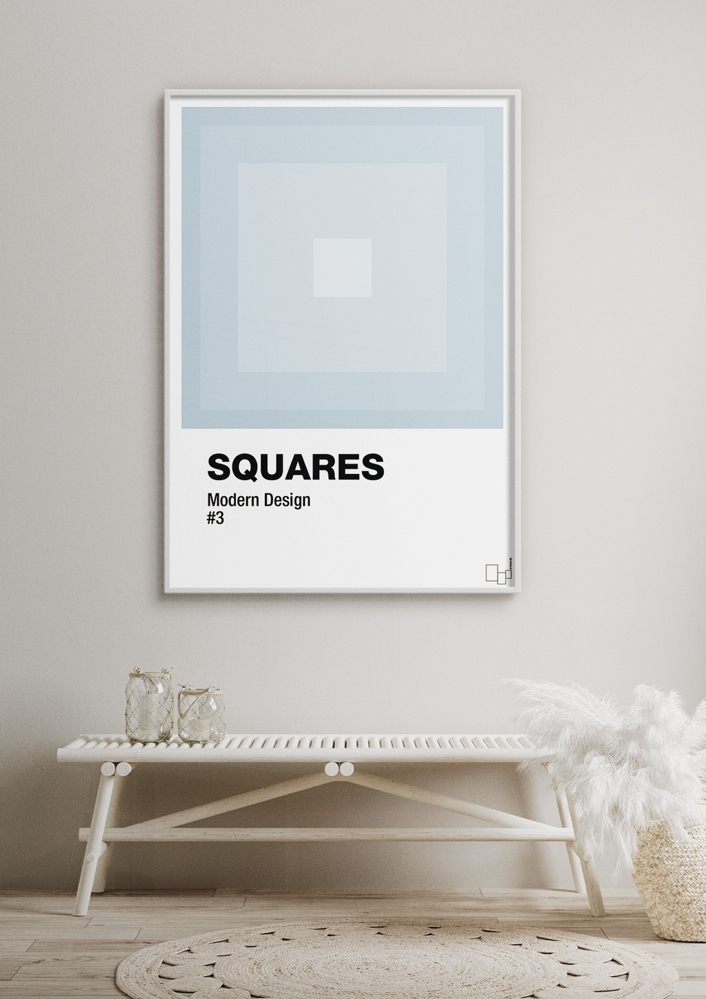 plakat: squares #3 - plum-Illustrationer-A1two3