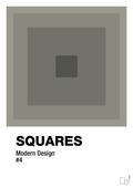 plakat: squares #4 - battleship gray-Illustrationer-A1two3