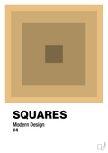 plakat: squares #4 - charismatic-Illustrationer-A1two3