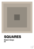 plakat: squares #4 - creamy mushroom-Illustrationer-A1two3