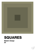 plakat: squares #4 - misty forrest-Illustrationer-A1two3
