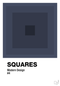 Squares #4 - petrol-Illustrationer-A1two3