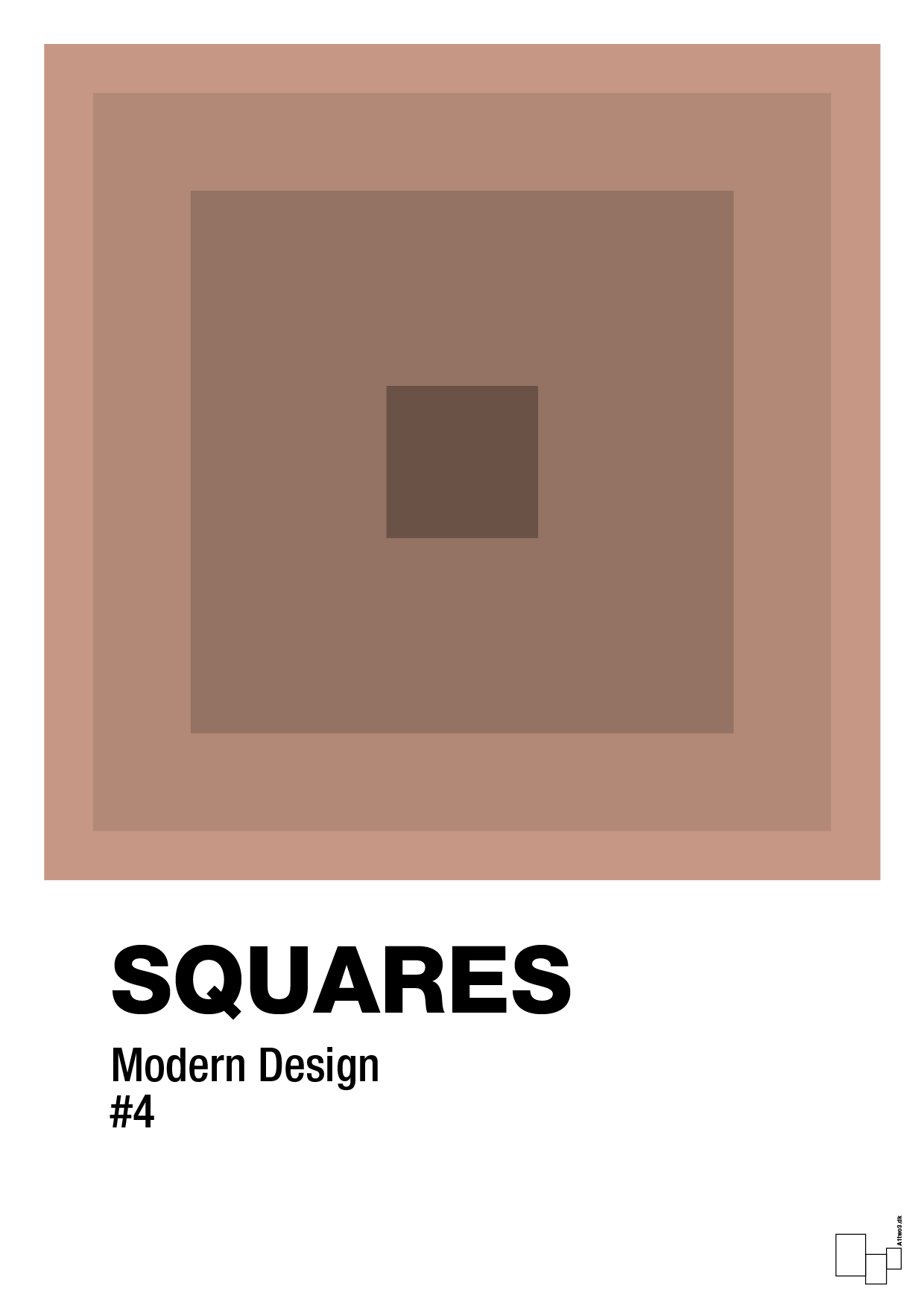 plakat: squares #4 - powder-Illustrationer-A1two3