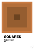 plakat: squares #4 - rumba orange-Illustrationer-A1two3