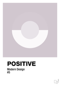 plakat: positive #5 - dusty lilac-Illustrationer-A1two3